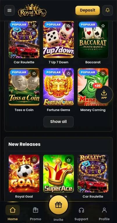 Royal X Pkr Game